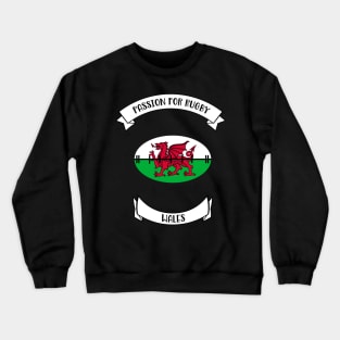 Wales rugby design Crewneck Sweatshirt